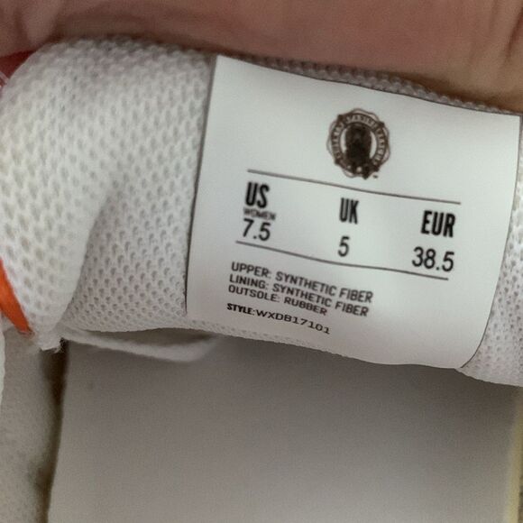 Animal Rescue Orange Slip-On Shoes Spaniel Print Size 7,5 - Picture 8 of 8